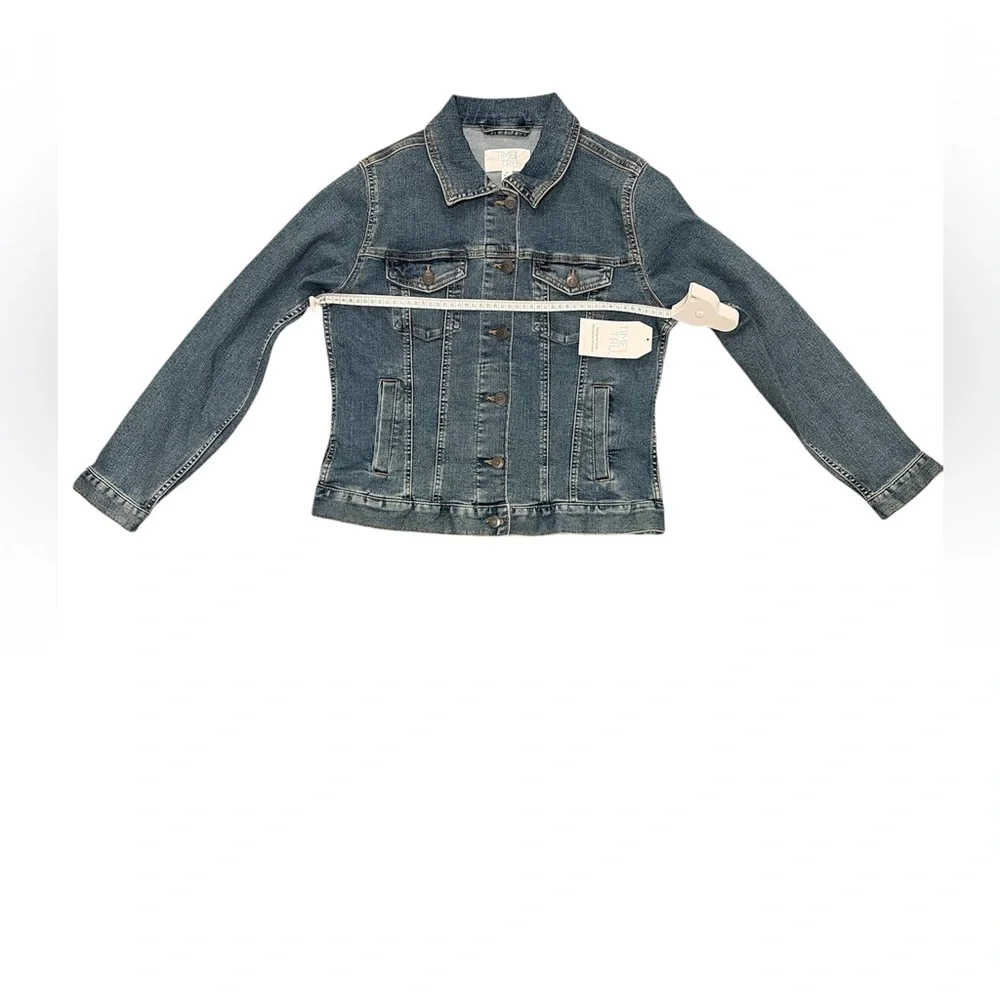 Time and Tru Blue Denim Jacket - Picture 4 of 7